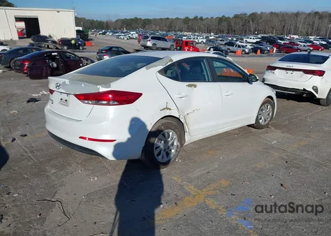 2018 Hyundai Elantra Se из США, поврежденный, VIN 5NPD74LF3JH330627